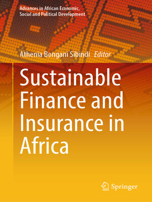 cover image of Sustainable Finance and Insurance in Africa